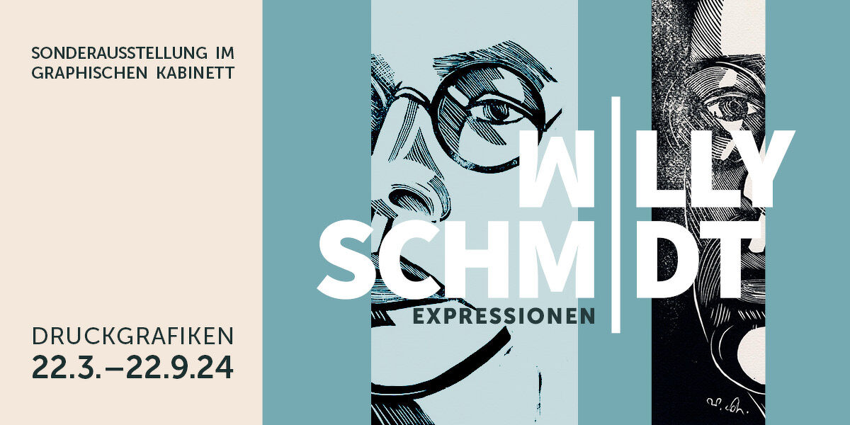 Ausstellungstitel der Sonderausstellung »Willy Schmidt - Expressionen« Motiv: 