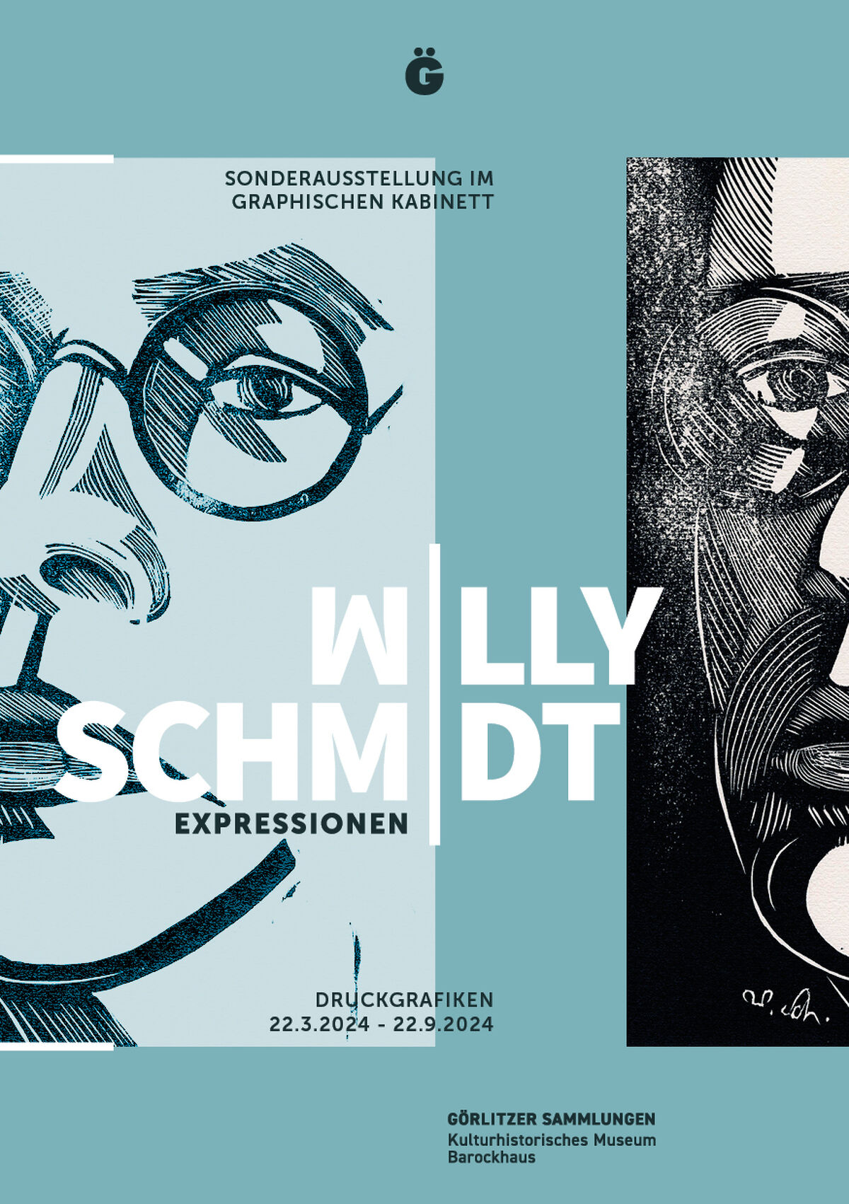 Cover Begleitheft »Expressionen« Druckgrafiken von Willy Schmidt